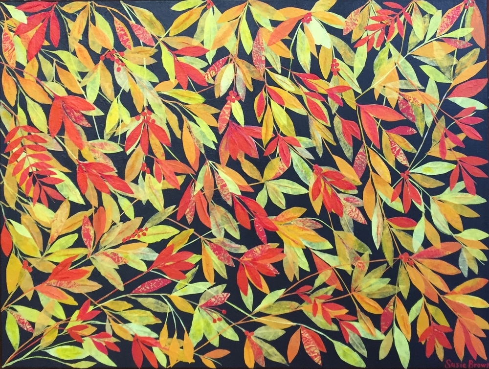 Susie Brown - My Works - Abstract Leaves